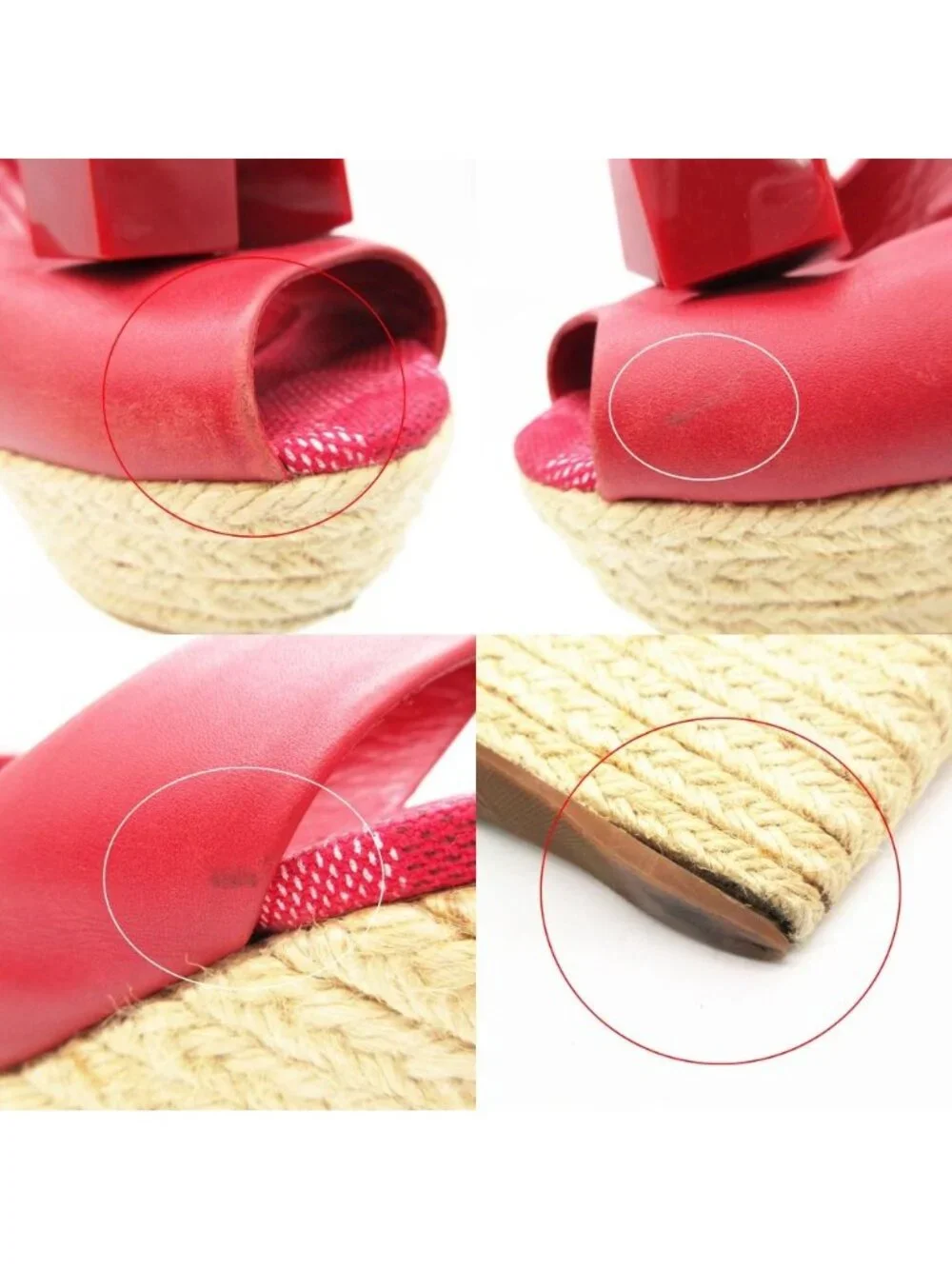 Louis Vuitton Pumps Wedge Sole Open Toe Sling Back Leather Sandals Logo Cube